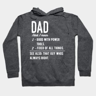 Dad Definition fathers day gift funny Hoodie